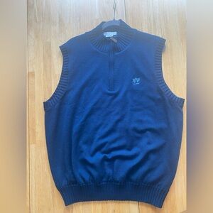 Martin’s Merino Wool Quart Zip Vest Blue